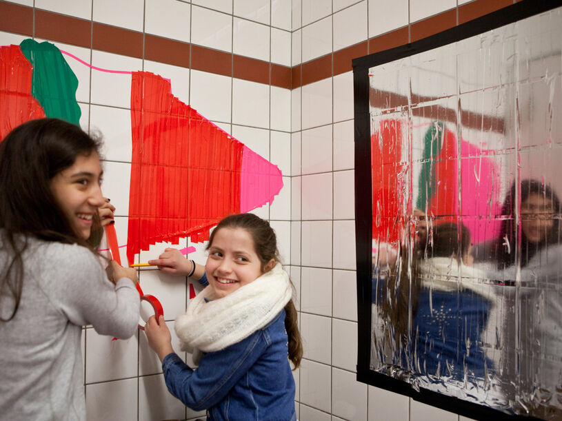 Raumfinder, Schultoilette, Intervention, Partizipation, Modellprojekt, Kunst am Bau